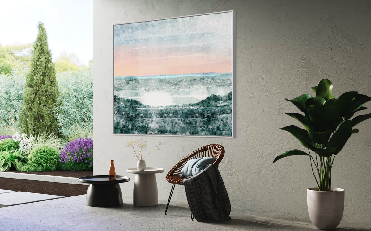 Winter Calf Pasture Beach - Hand Painting