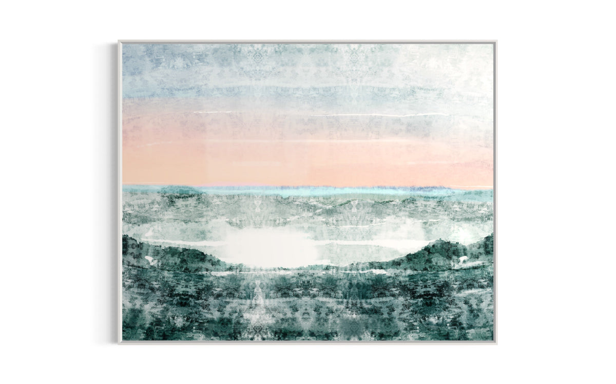 Winter Calf Pasture Beach - Hand Painting