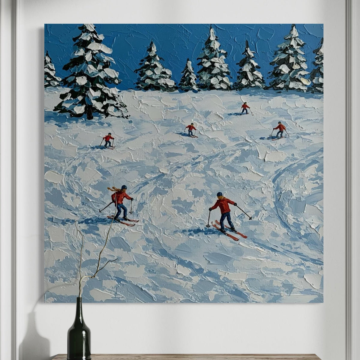 Winter’s Descent - Hand Painting