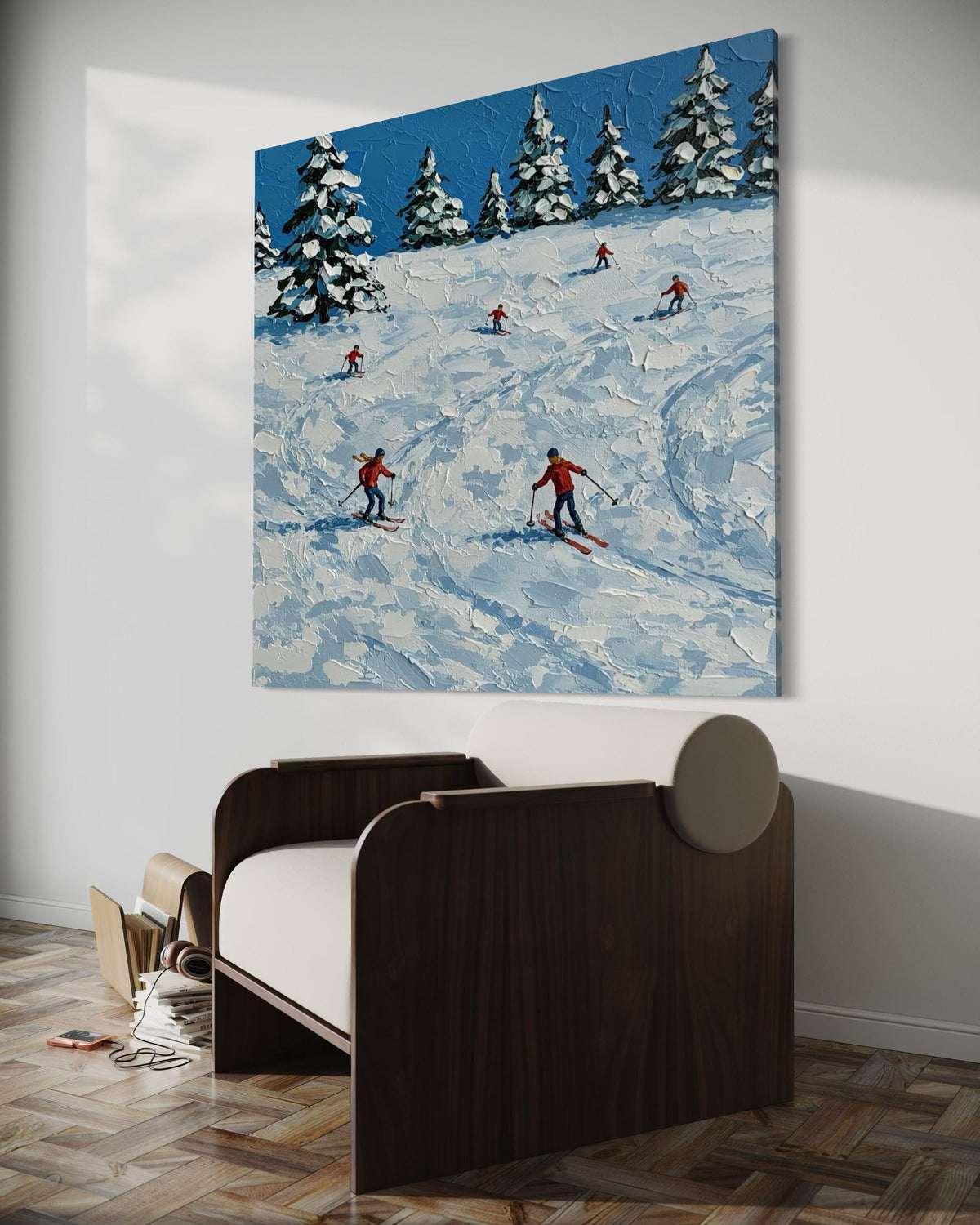 Winter’s Descent - Hand Painting
