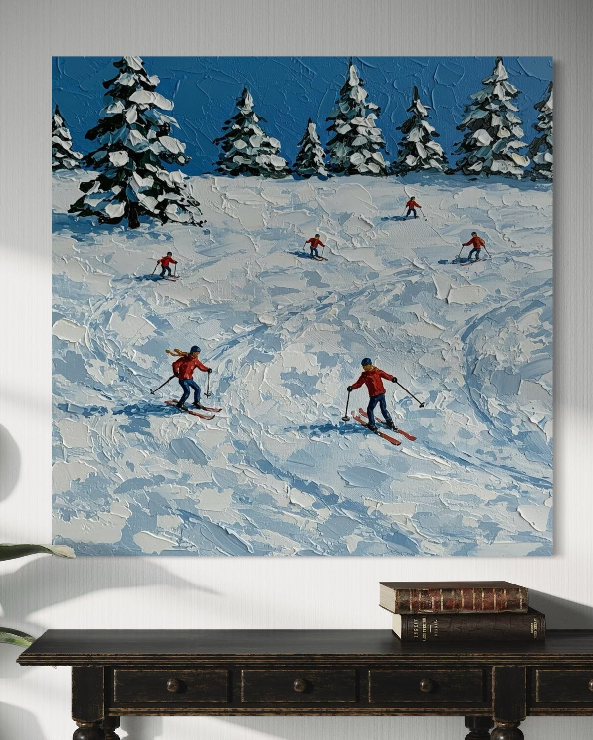 Winter’s Descent - Hand Painting