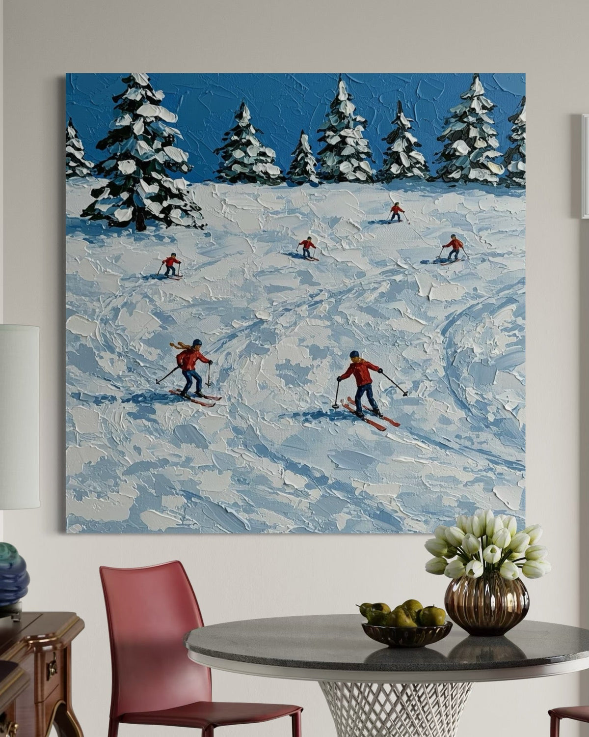 Winter’s Descent - Hand Painting