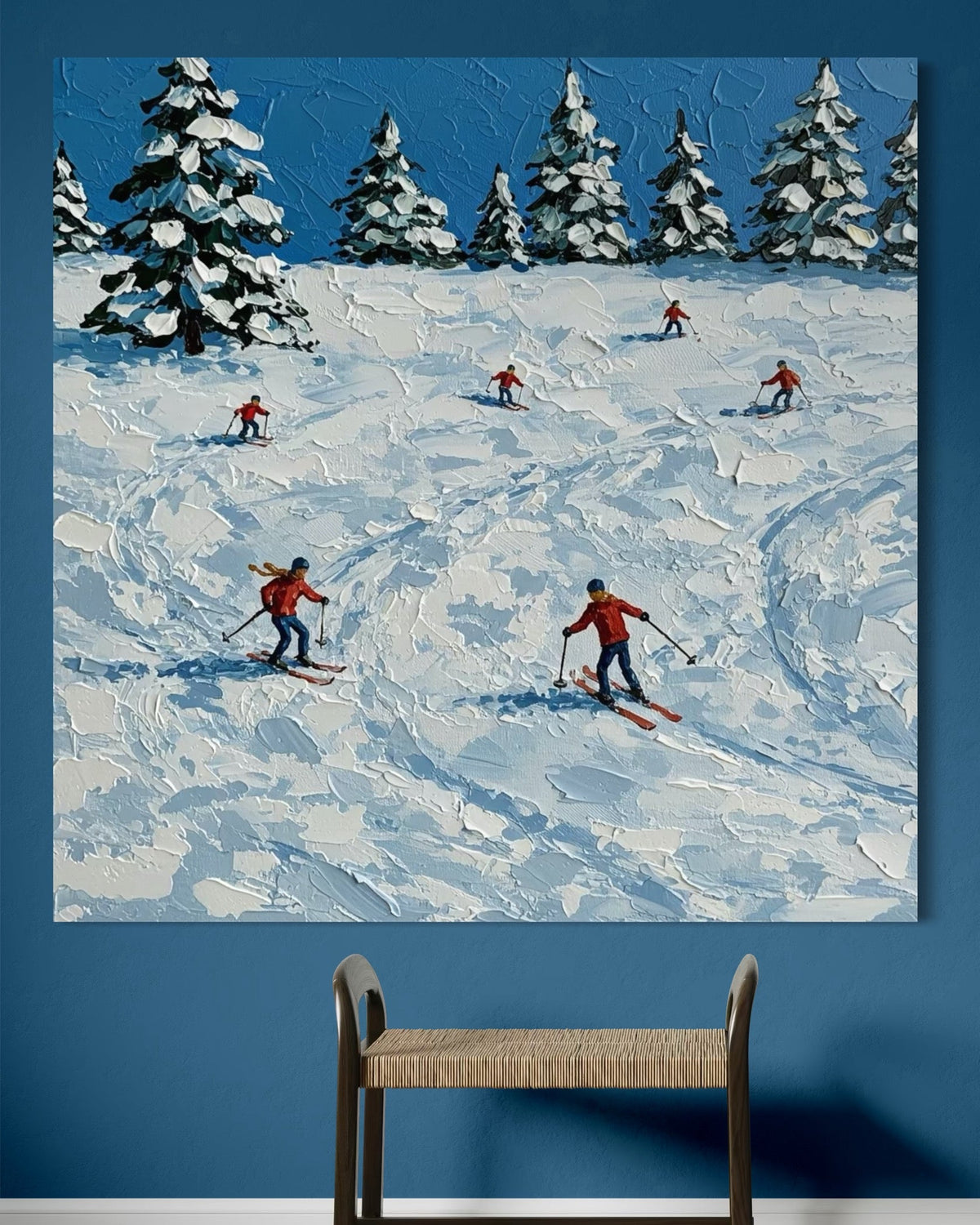 Winter’s Descent - Hand Painting