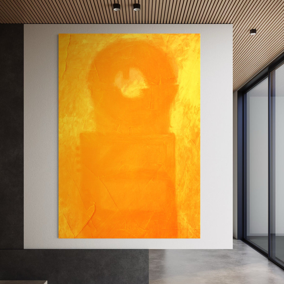 Yellow Cyclic - Hand Painting