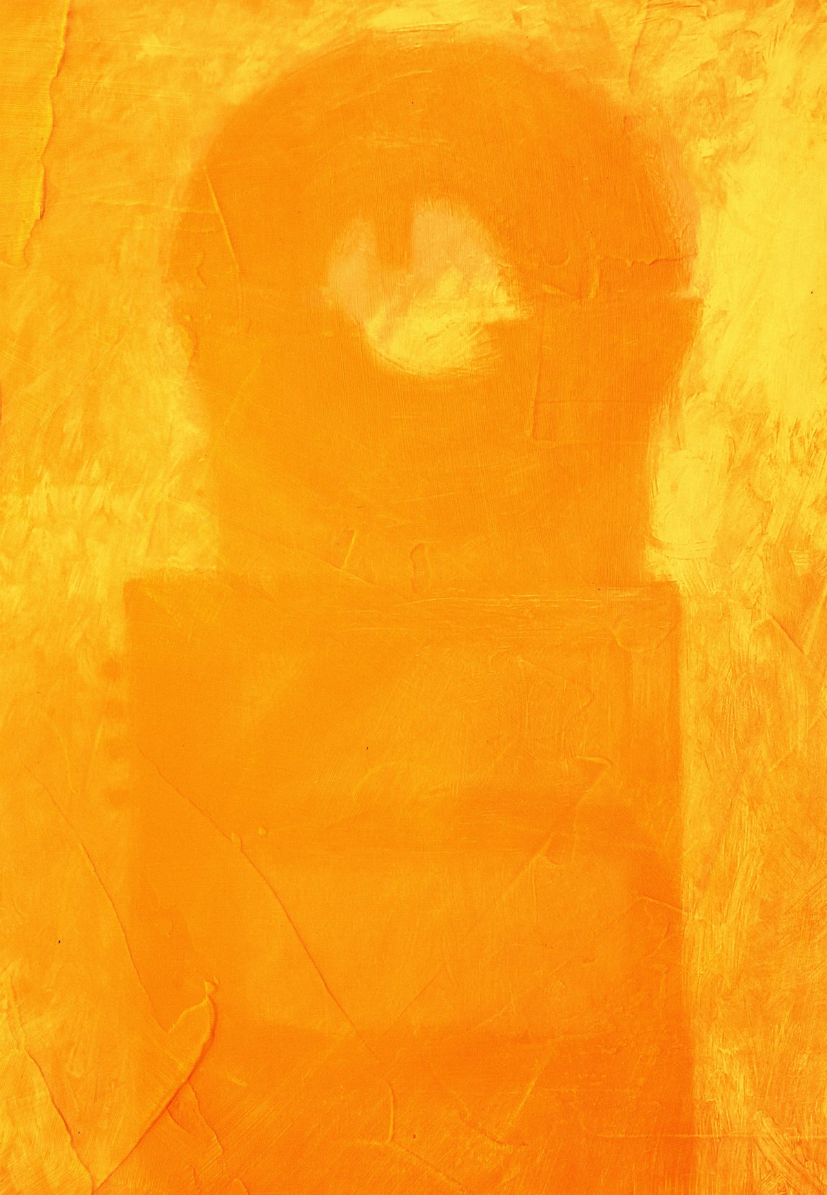 Yellow Cyclic - Hand Painting