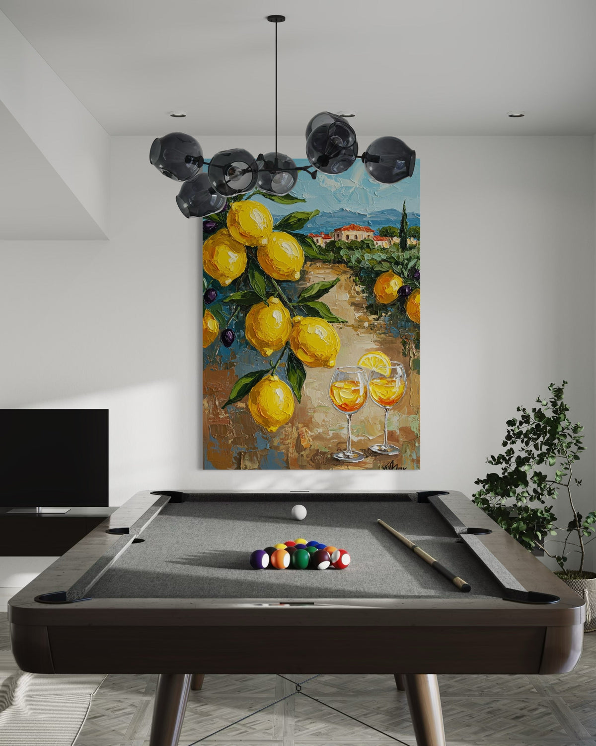 Zest of Aegean Light 1 - Hand Painting