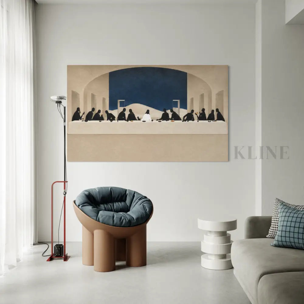 A Minimal Last Supper I - Hand Painting