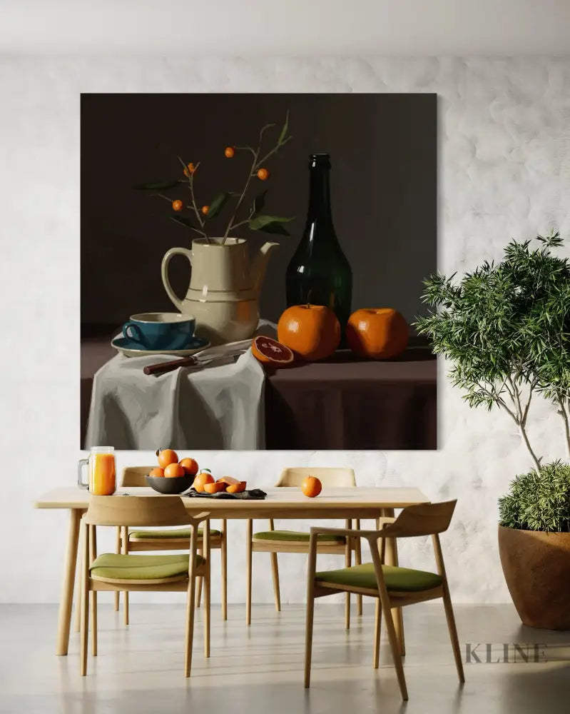 A Quiet Arrangement - Hand Painting