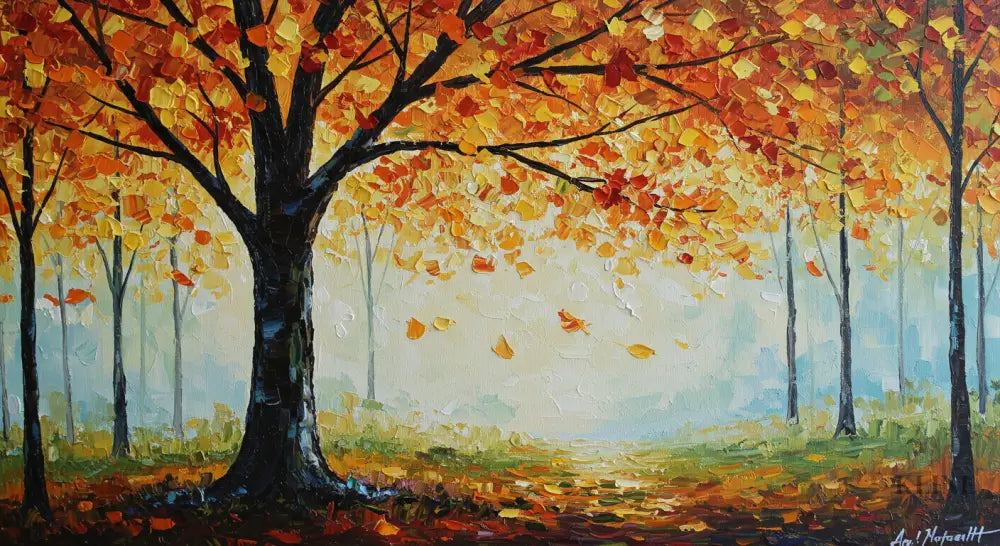 A Season Painted in Love - Hand Painting