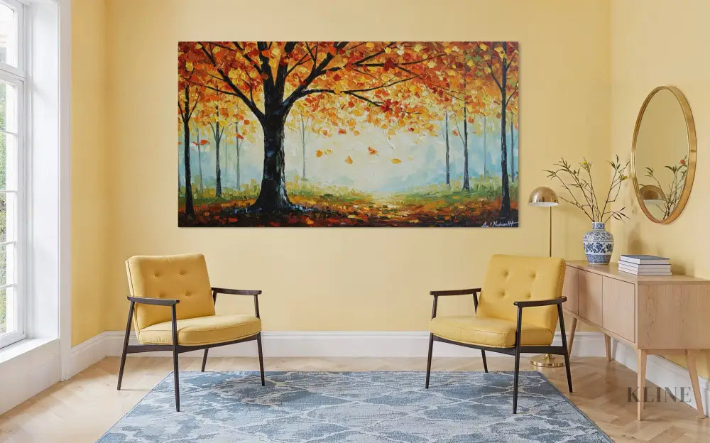 A Season Painted in Love - Hand Painting