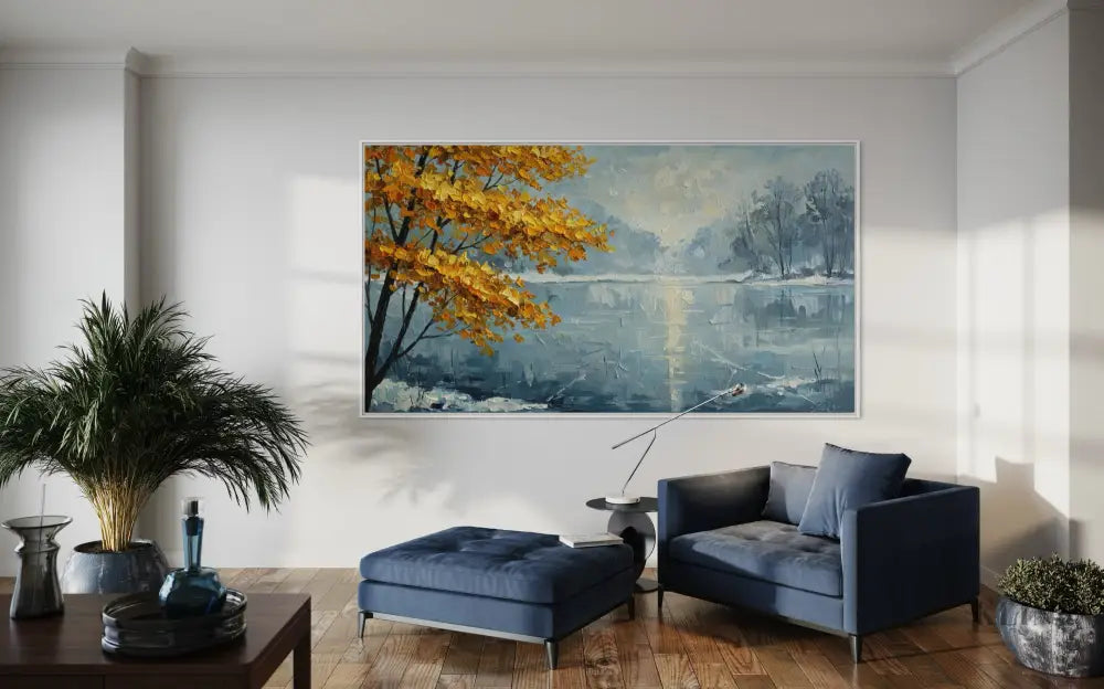 A Winter Lament - Hand Painting