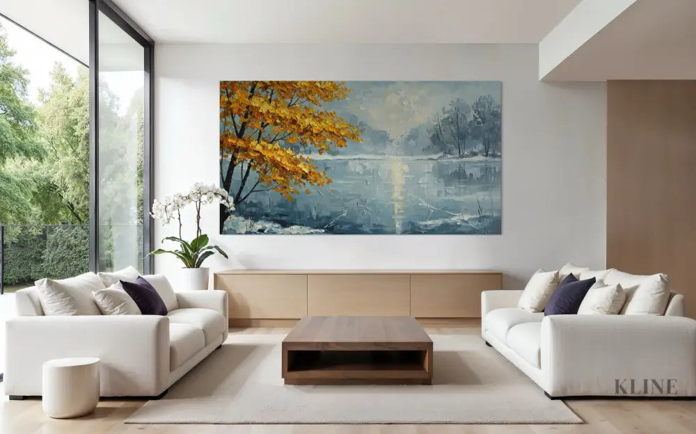 A Winter Lament - Hand Painting