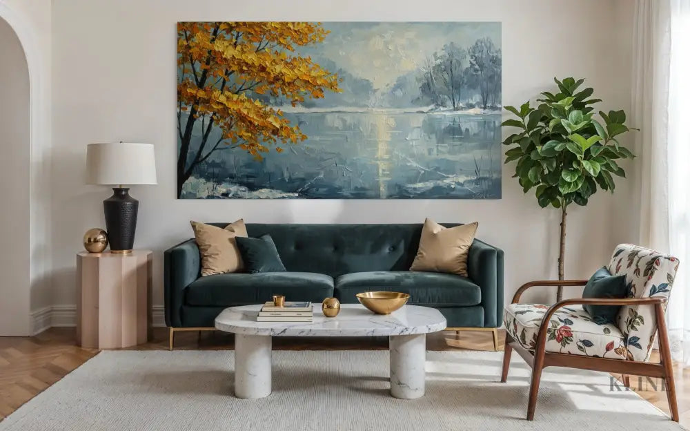 A Winter Lament - Hand Painting