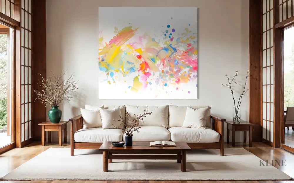 Abstract Ebullience - Hand Painting