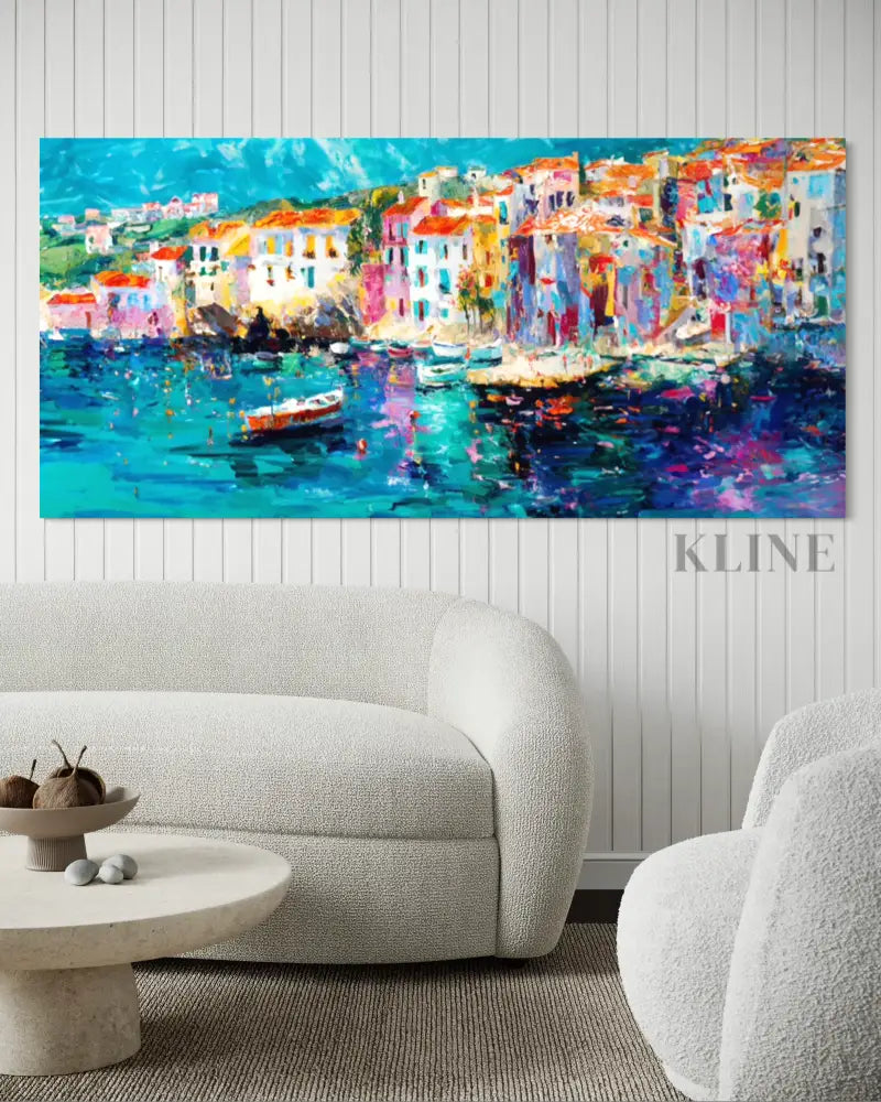 Aegean Afternoon - Hand Painting
