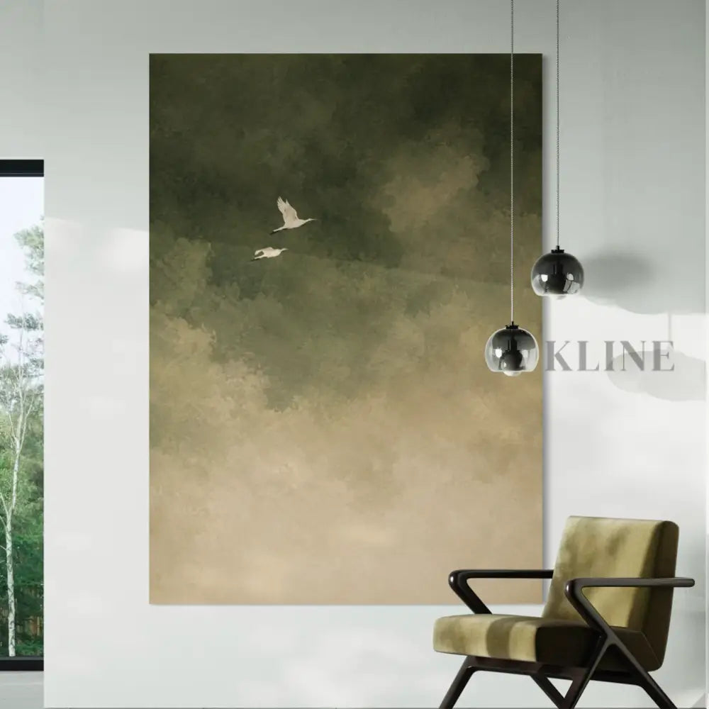 Aerial Reverie - Hand Painting