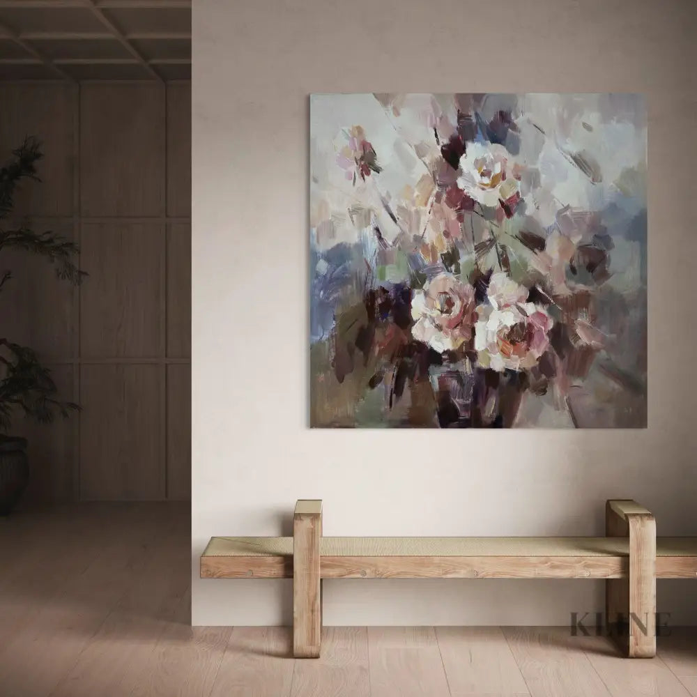 Amethyst Blooms - Hand Painting