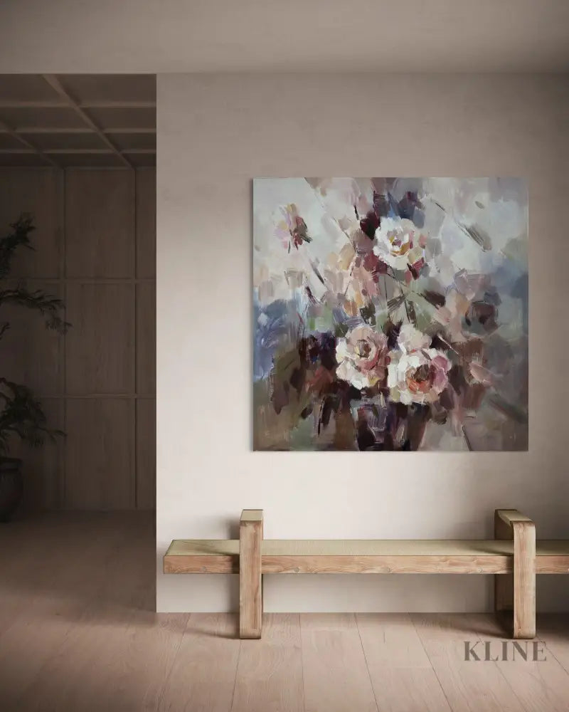 Amethyst Blooms - Hand Painting