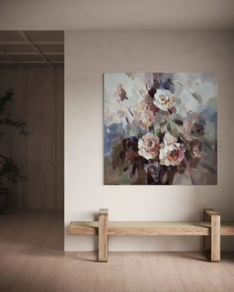 Amethyst Blooms - Hand Painting