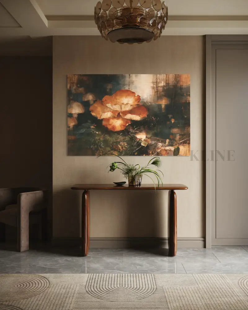 Among Moss and Pine - Hand Painting