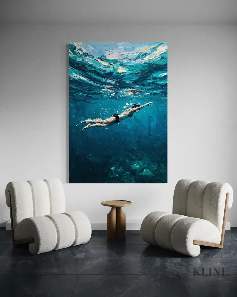 Aquatic Dreamscape - Hand Painting