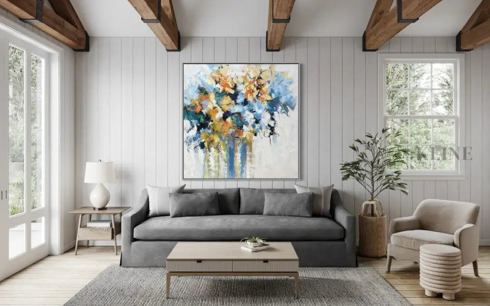 As Spring Slowly Nears - Hand Painting