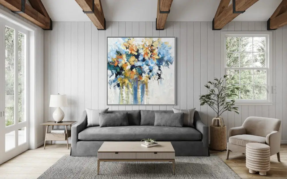As Spring Slowly Nears - Hand Painting
