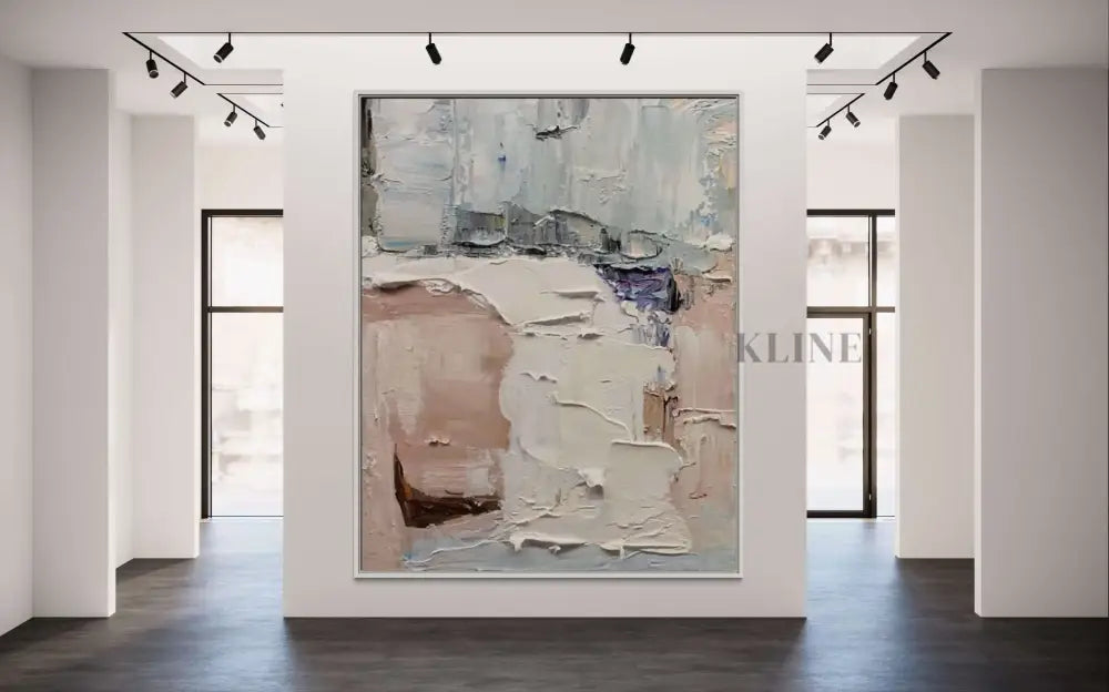 Hand-painted Asilah wall art by Kline Collective® transforming spaces with renewed vitality and style.