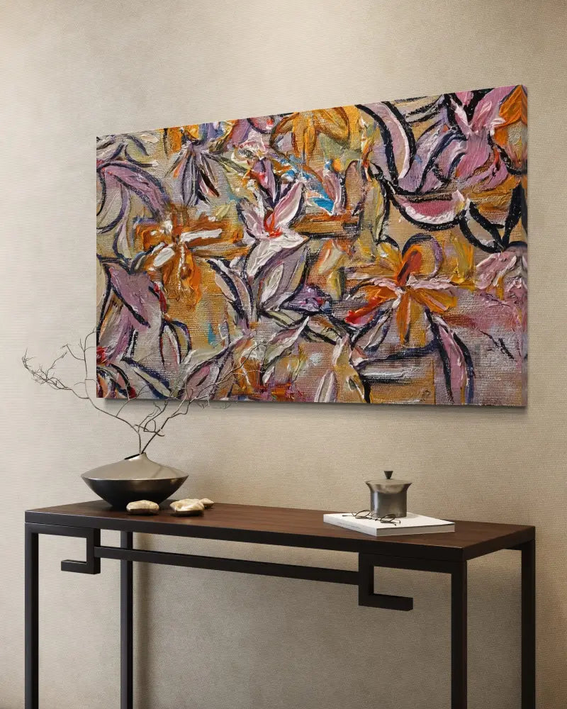 Autumnal Bloom Tapestry - Hand Painting