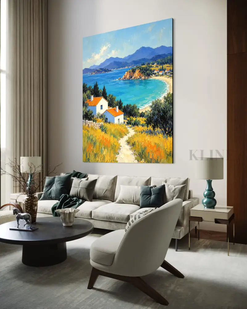 Azul Eterno - Hand Painting