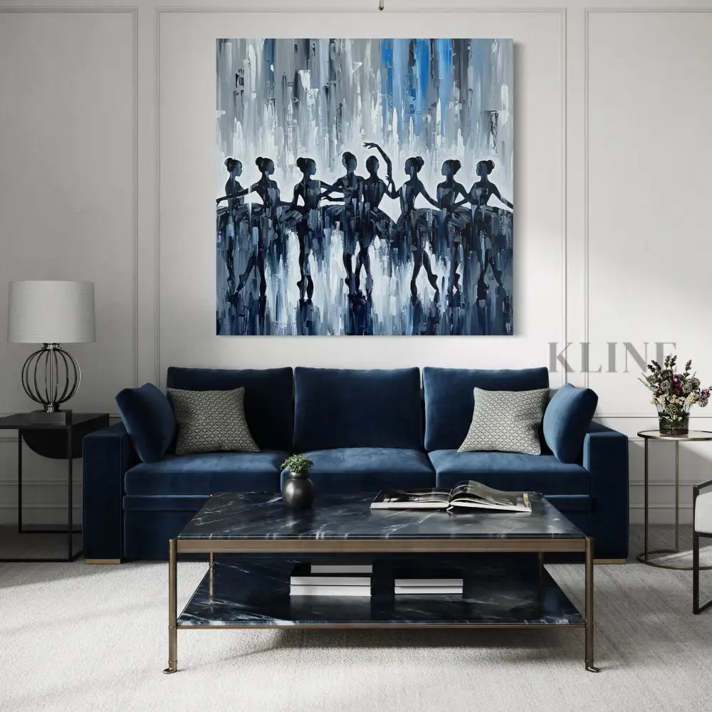 Ballet in Motion - Hand Painting