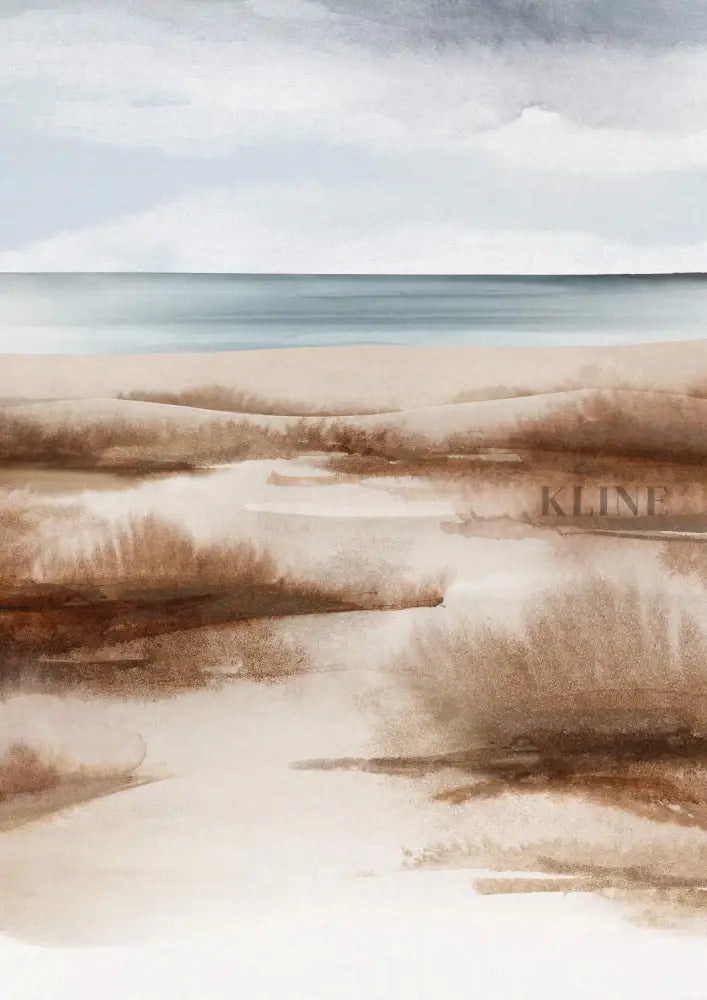 Beach Dunes - Hand Painting