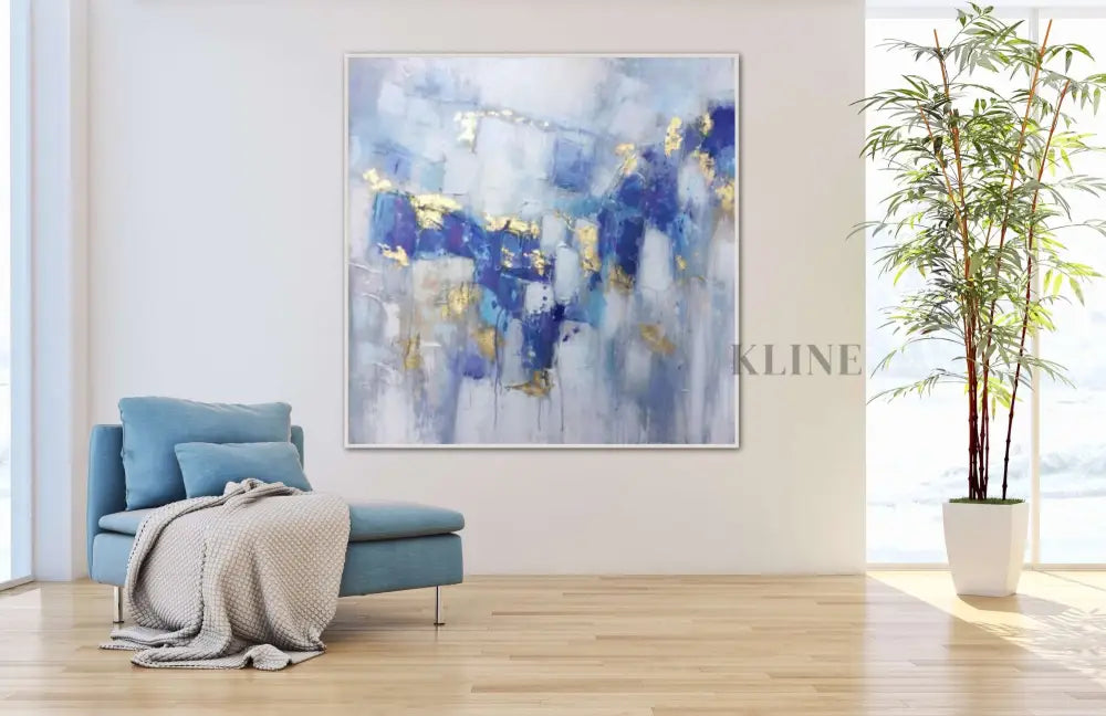 Beautiful Blues - Hand Painting