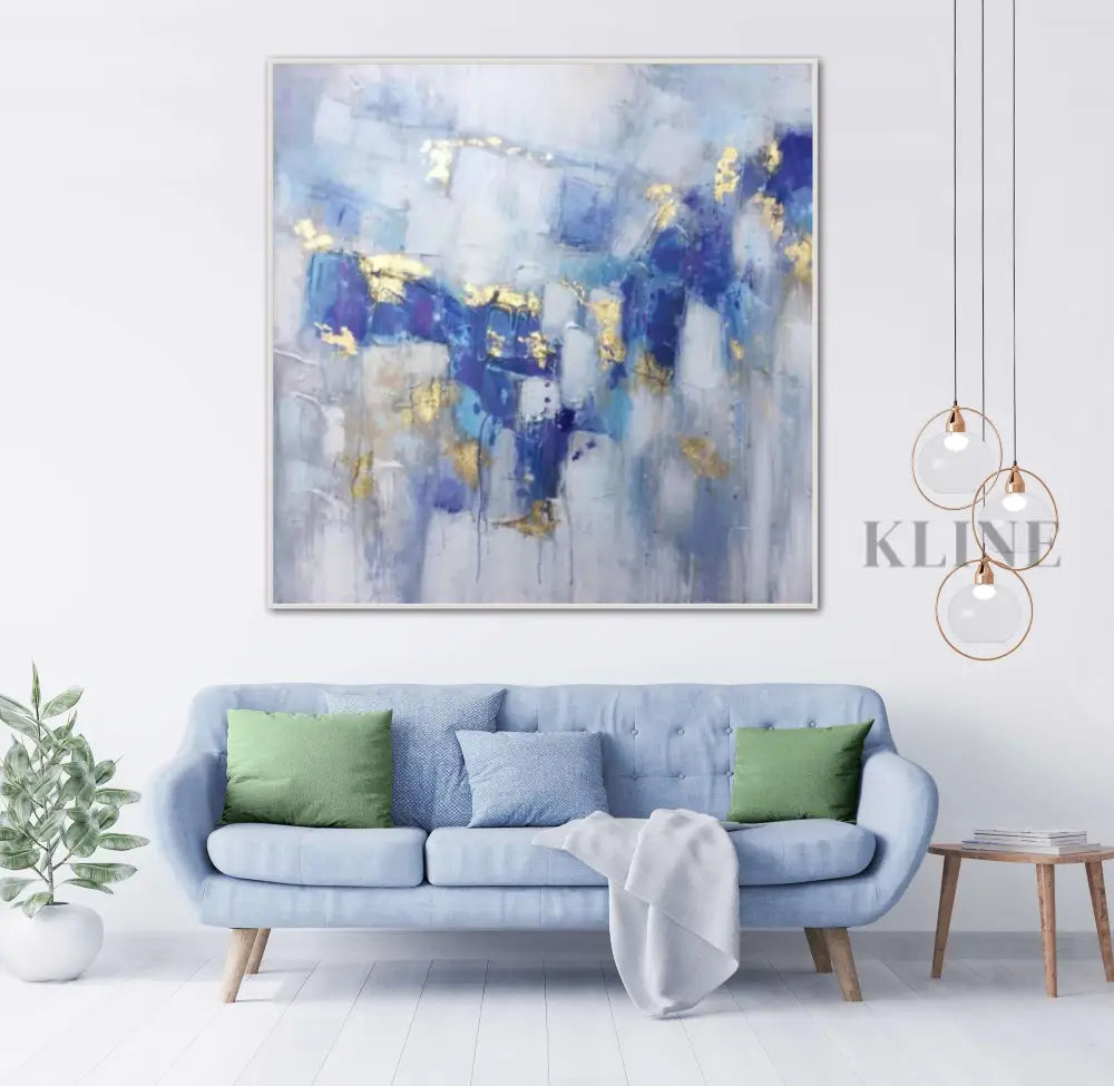 Beautiful Blues - Hand Painting