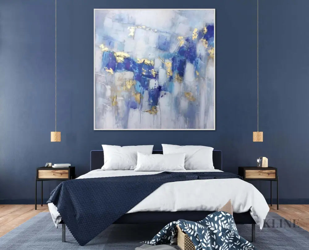 Beautiful Blues - Hand Painting