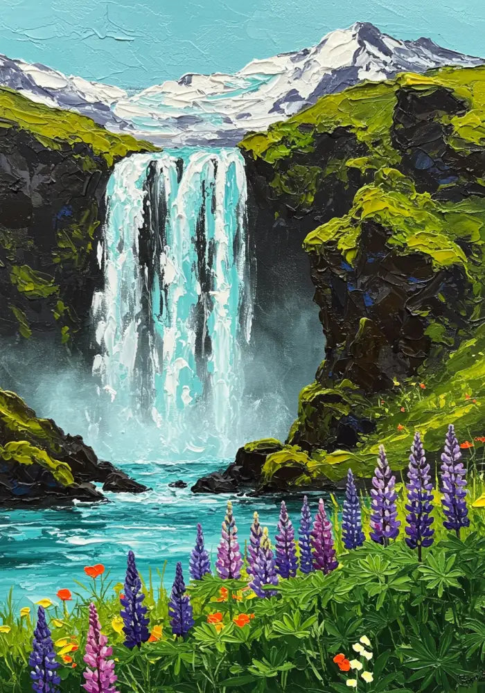 Beauty of Switzerland - Hand Painting