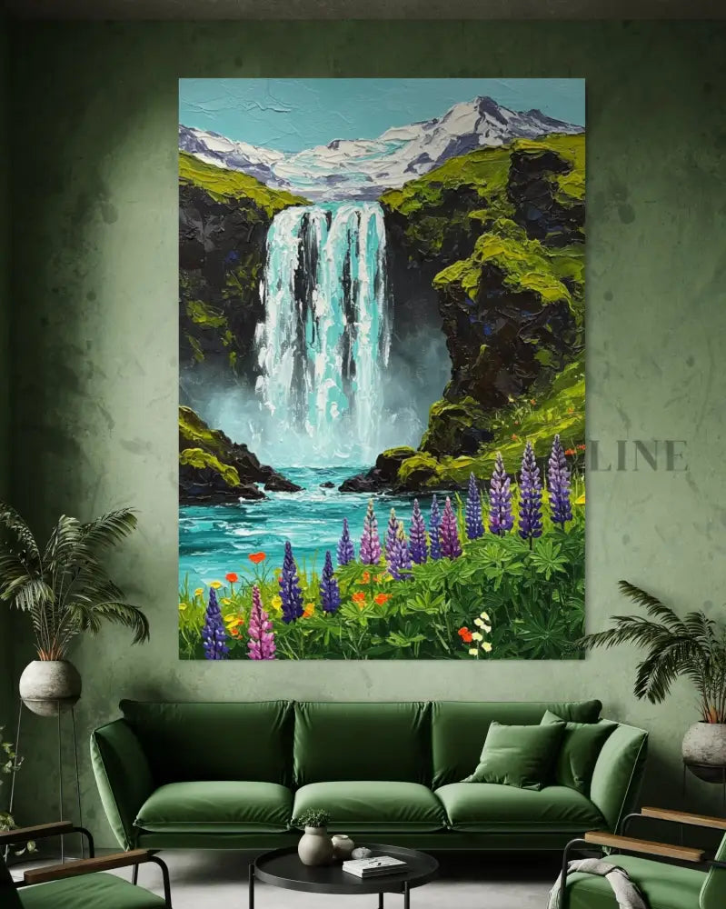 Beauty of Switzerland - Hand Painting
