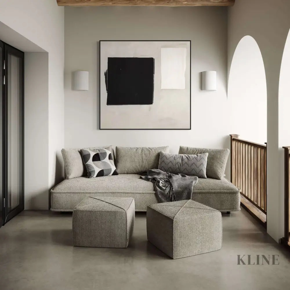 Beige Veil - Hand Painting