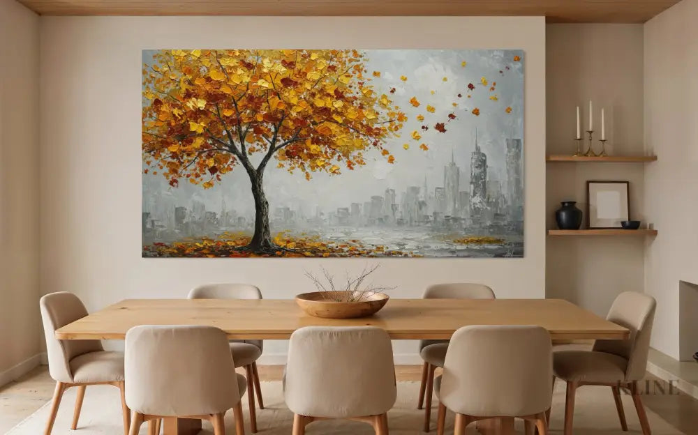 Beneath the Northern Leaves - Hand Painting