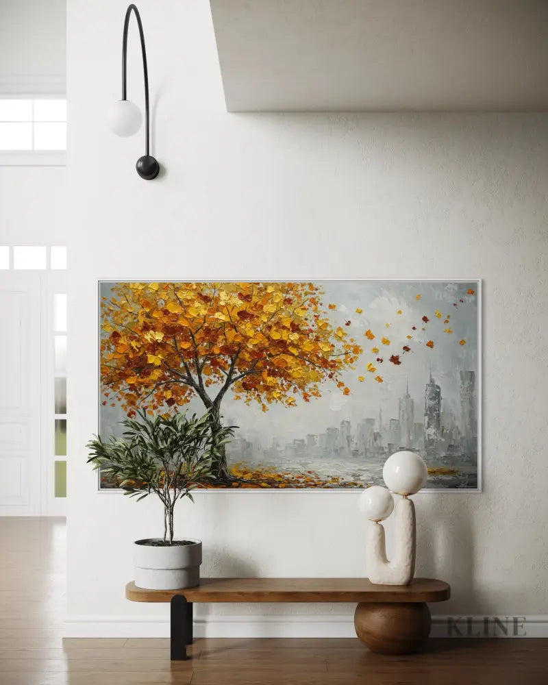 Beneath the Northern Leaves - Hand Painting
