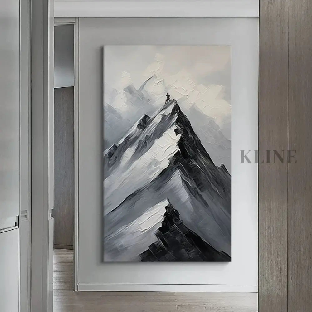 Between Snow and Stone - Hand Painting