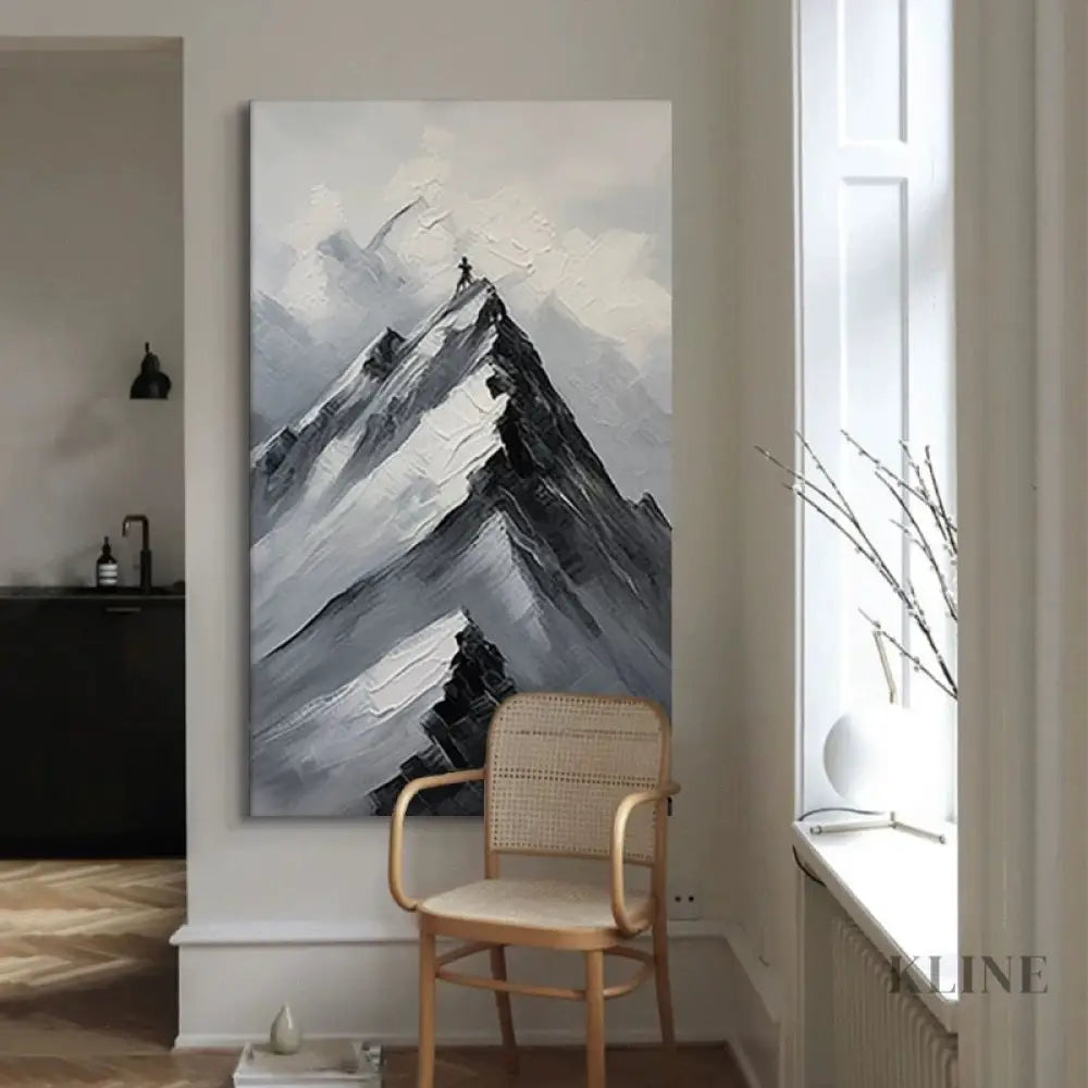 Between Snow and Stone - Hand Painting