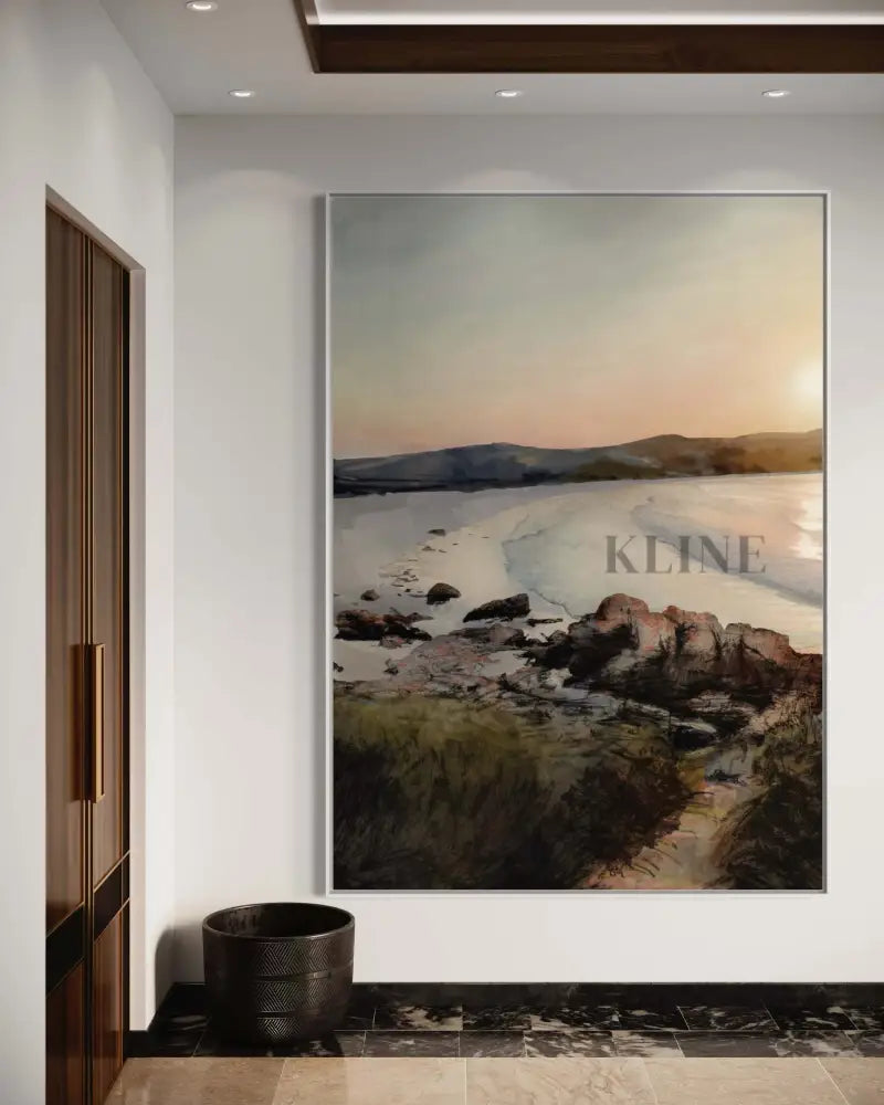 Binalong Bay Beach - Hand Painting