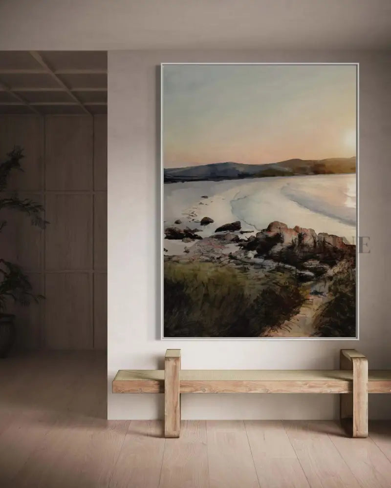 Binalong Bay Beach - Hand Painting