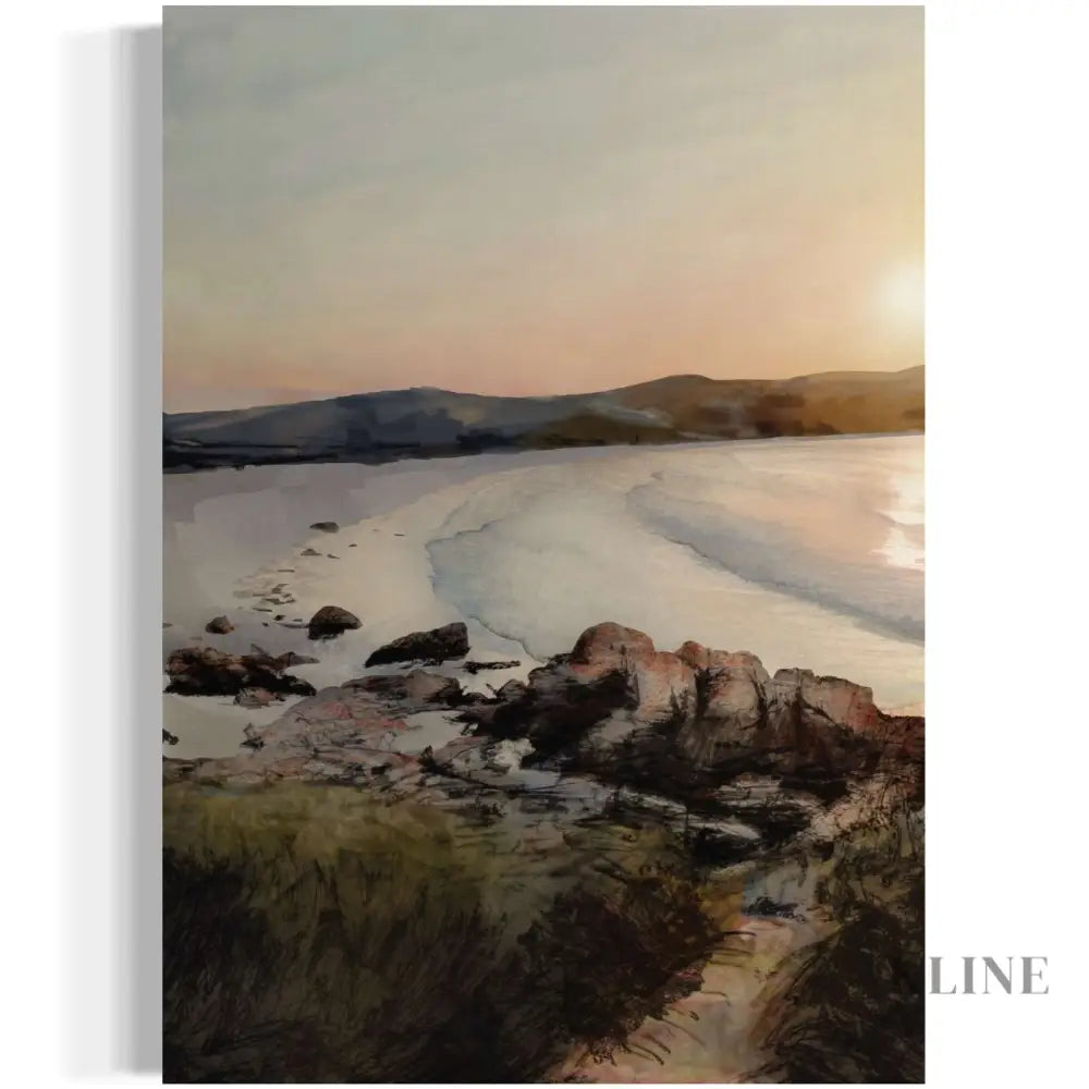 Binalong Bay Beach - Hand Painting
