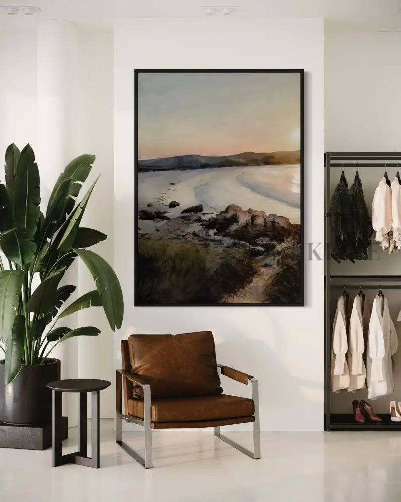 Binalong Bay Beach - Hand Painting