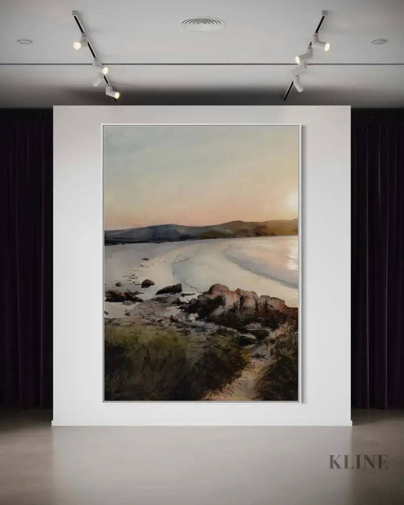 Binalong Bay Beach - Hand Painting