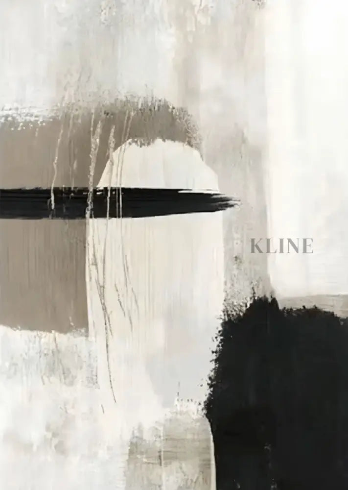 Black and Ashes Abstract - Hand Painting