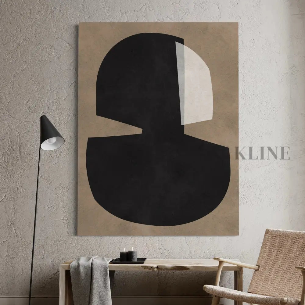 Black Shape - Hand Painting