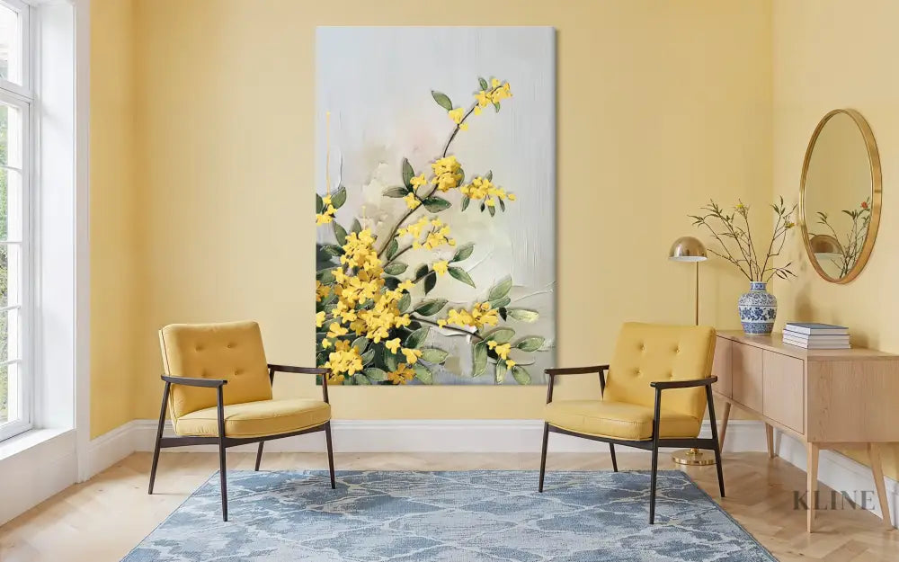 Blooming Canopy 2 - Hand Painting